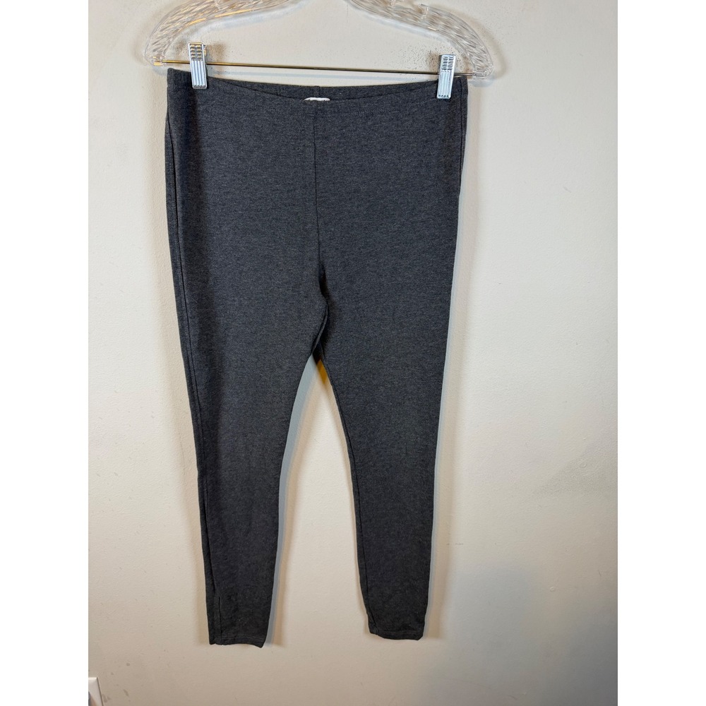 Splendid Womens Leggings Supima Cotton Modal Stretch Gray Large